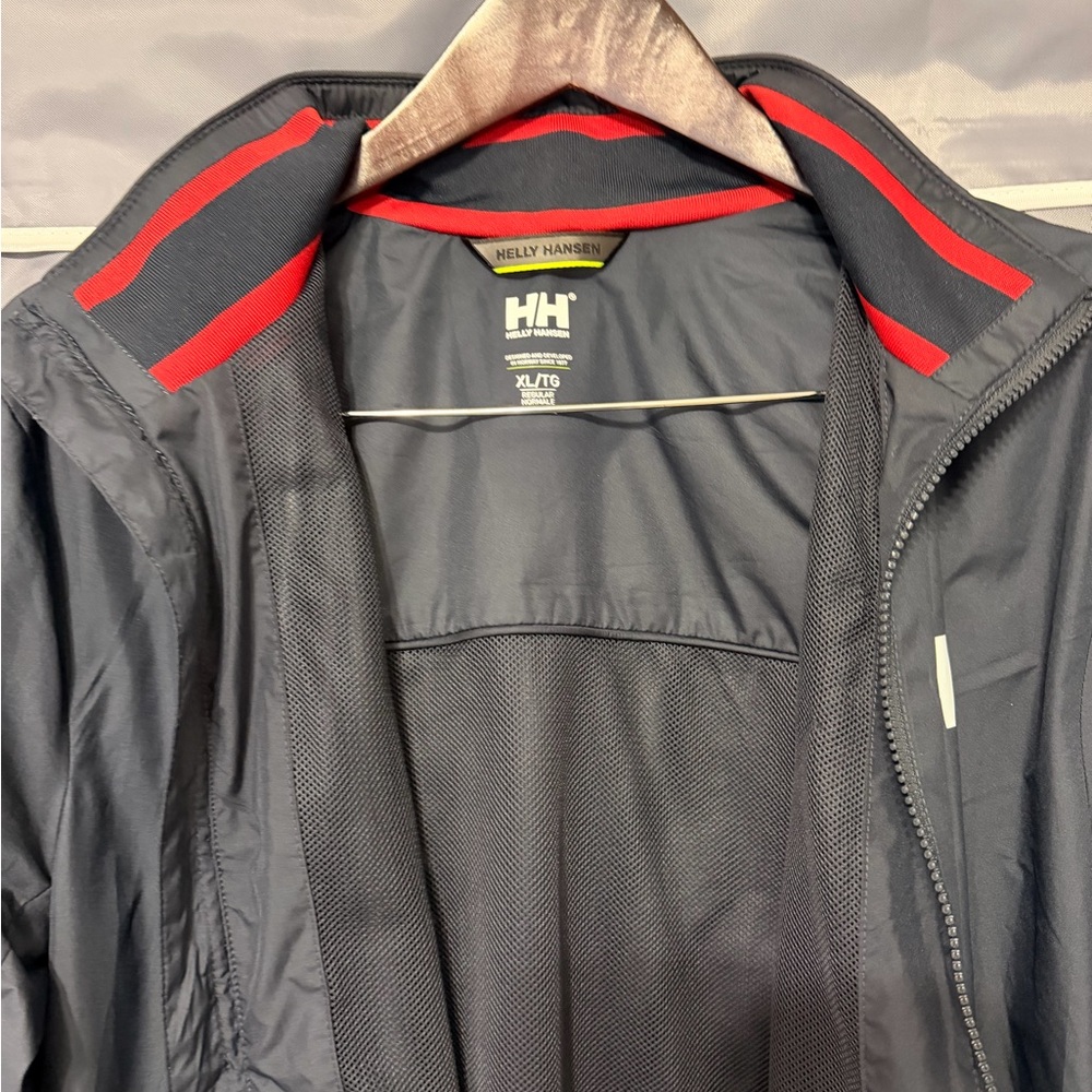 Helly Hansen Men's Salt Windbreaker Sailing Jacket, SZ XL - Picture 9 of 11